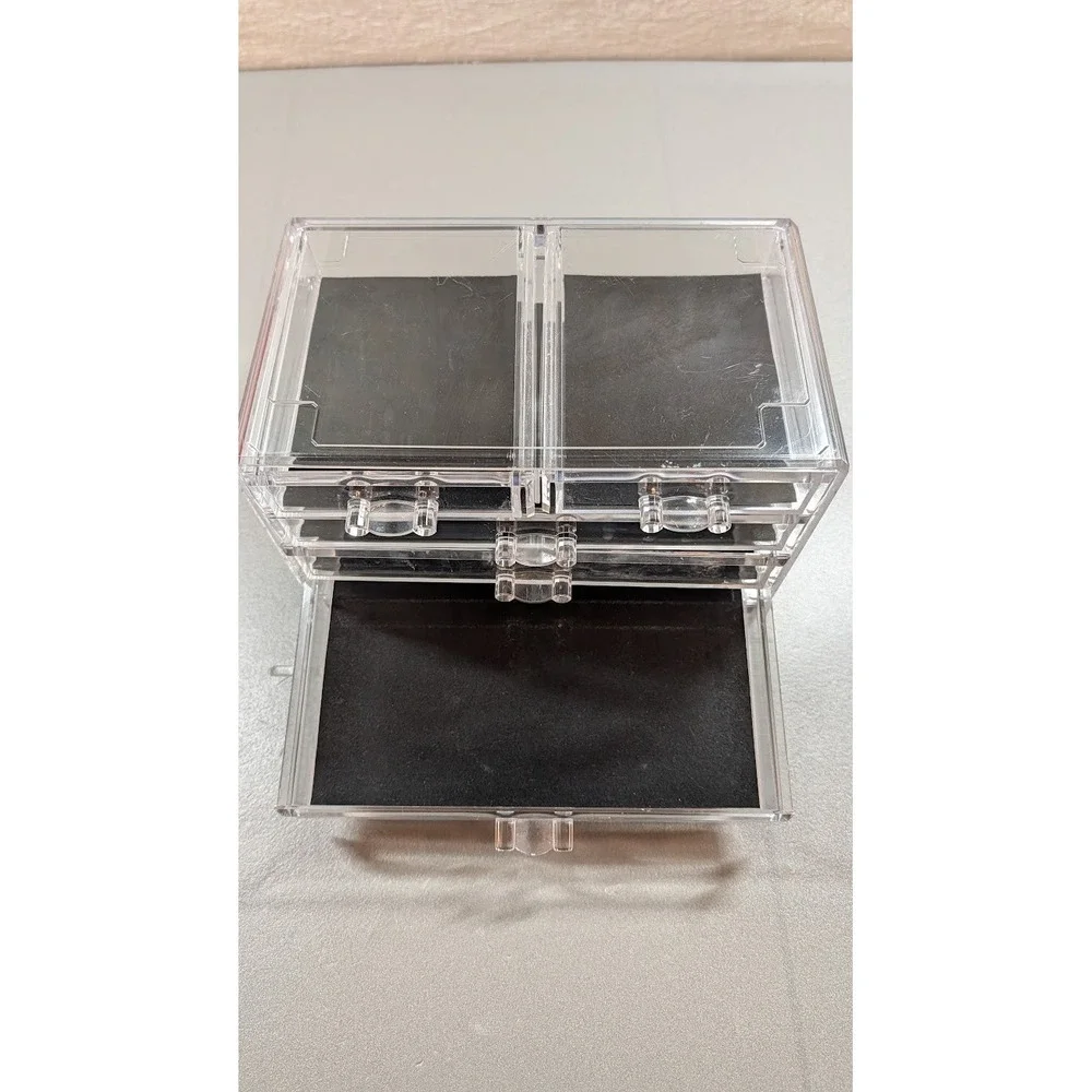 Premium Acrylic 6 Drawer Storage Box Organizer‎ for Coins Currency Collectibles